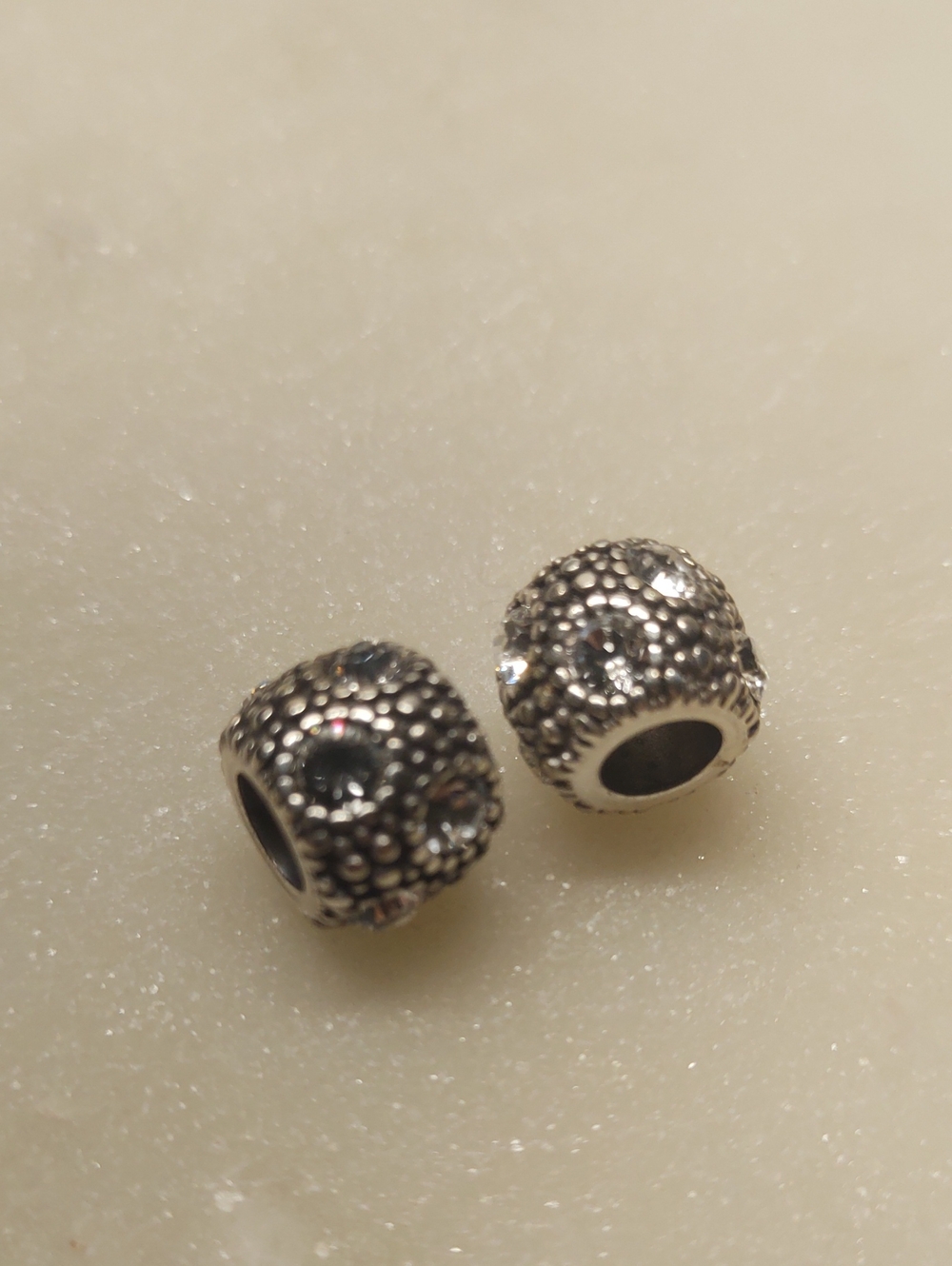 Two Brighton Blingy Rockstar Full Size Crystal And Silver Beads